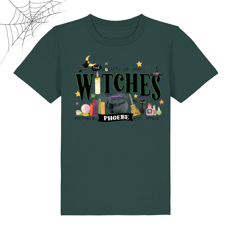 Witches society personalised Halloween Kids T-Shirt