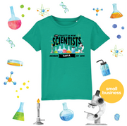 Mini Dreams scientist kids organic (personalised) t-shirt