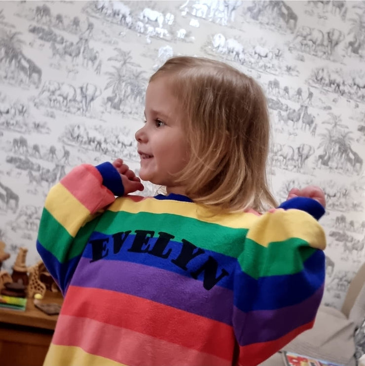 childrens rainbow jumper 