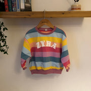 Personalised name kids Rainbow Jumper & Sets Misfits