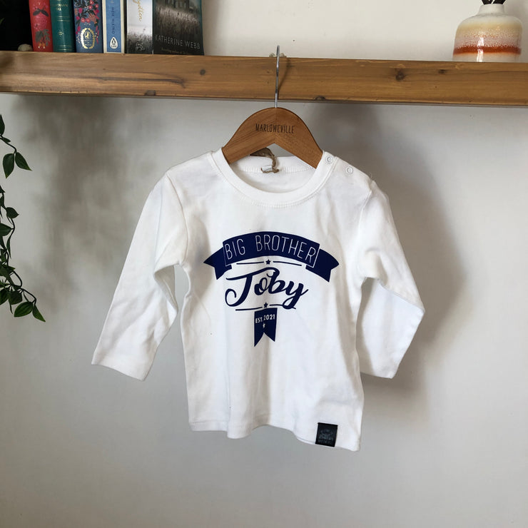 Personalised kids Name & Birthday/ Big/Little Sister/Brother Misfits