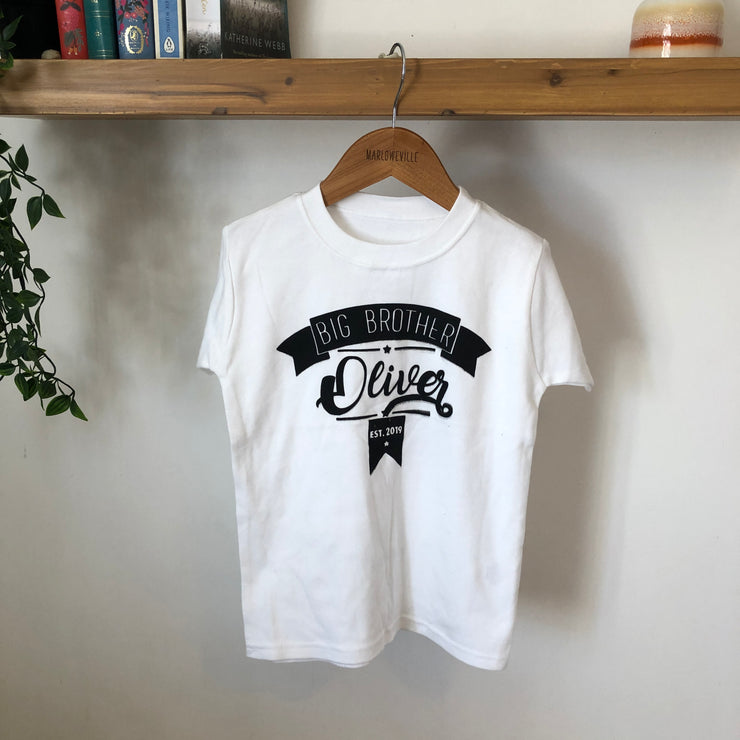 Personalised kids Name & Birthday/ Big/Little Sister/Brother Misfits