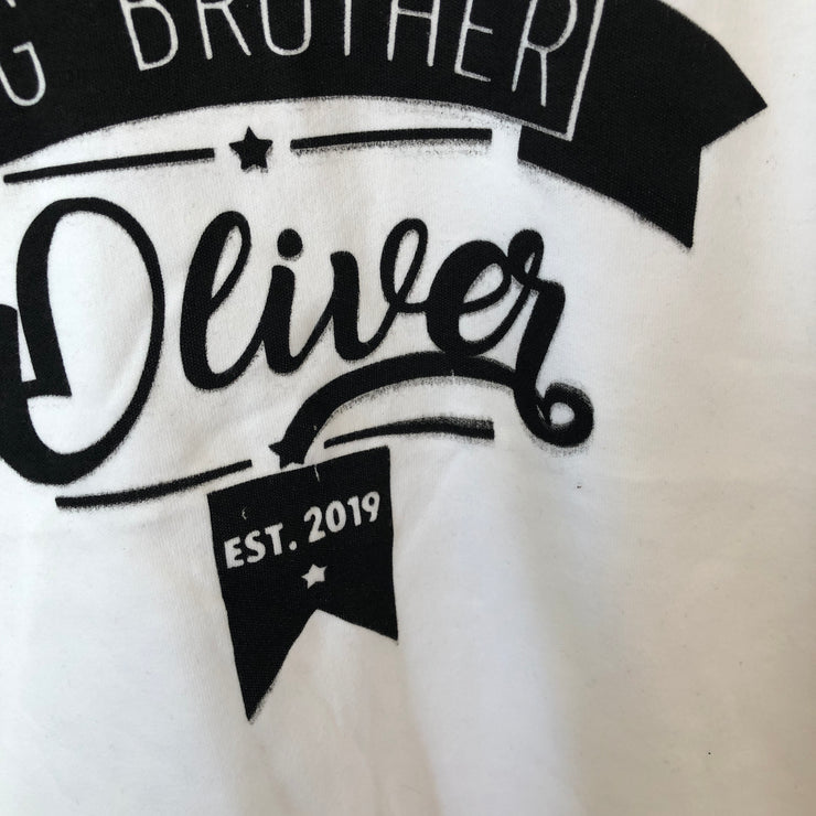 Personalised kids Name & Birthday/ Big/Little Sister/Brother Misfits