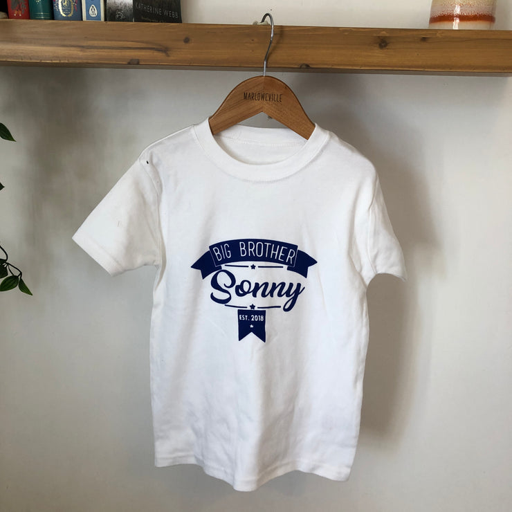 Personalised kids Name & Birthday/ Big/Little Sister/Brother Misfits