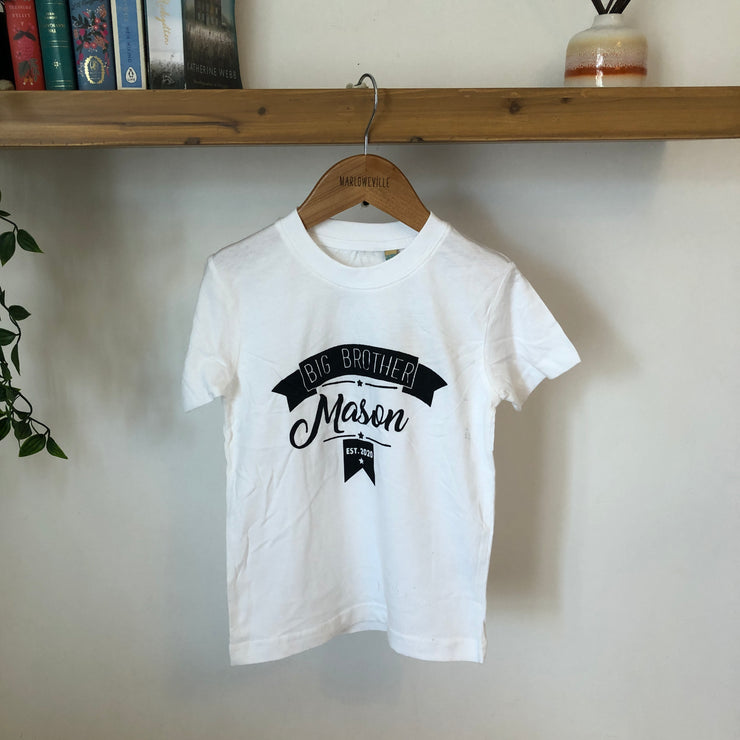 Personalised kids Name & Birthday/ Big/Little Sister/Brother Misfits