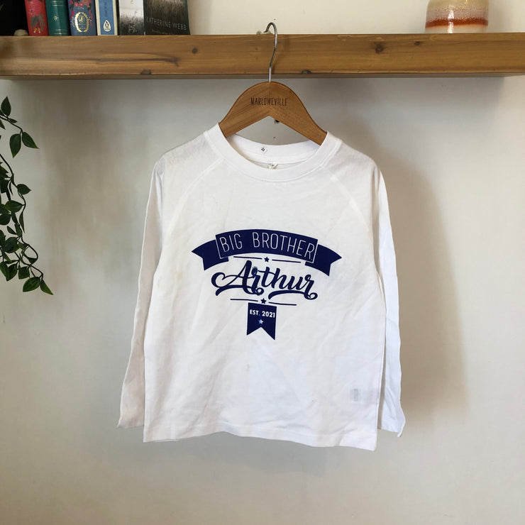 Personalised kids Name & Birthday/ Big/Little Sister/Brother Misfits