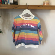 Personalised name kids Rainbow Jumper & Sets Misfits