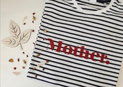 Striped Mother Adult Nautical T-Shirt