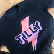 Personalised Bolt Kids Sweater