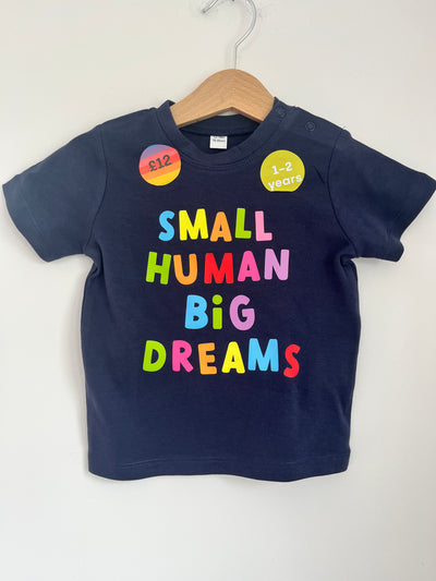 Pre-made- small human tee 12-18 months