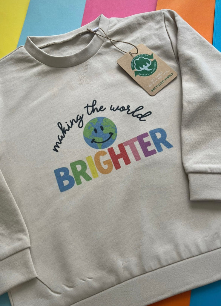 Making the world Bright Kids Sustainable Sweater