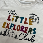 Explorer Club slogan kids organic t-shirt