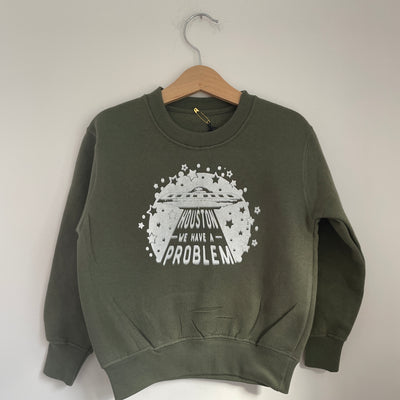 Pre-made - Houston khaki sweatshirt - 3-4 years