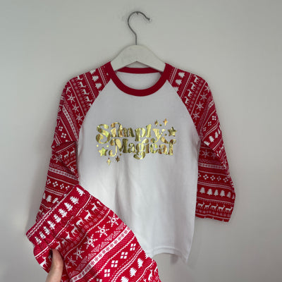 Pre-made - christmas simply magical nordic pyjamas - 2-3 years