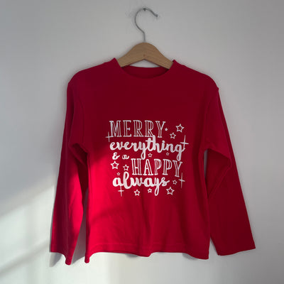 Pre-made - christmas merry everything happy always tee