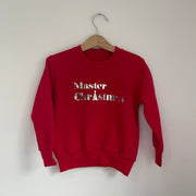Pre-made - master christmas red sweater - 2-3 years (misfit)