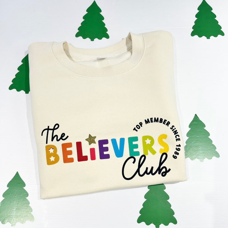 Believers club Christmas Adults Sweater/Sweatshirt
