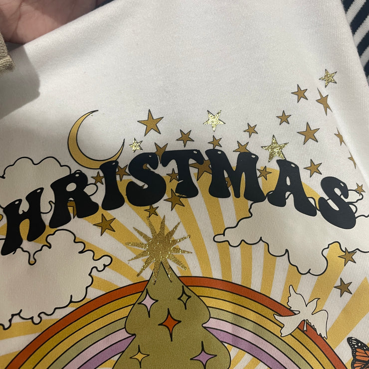 Pre-made - Christmas tree hugger kids pyjamas - 3-4 years