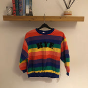 Personalised name kids Rainbow Jumper & Sets Misfits