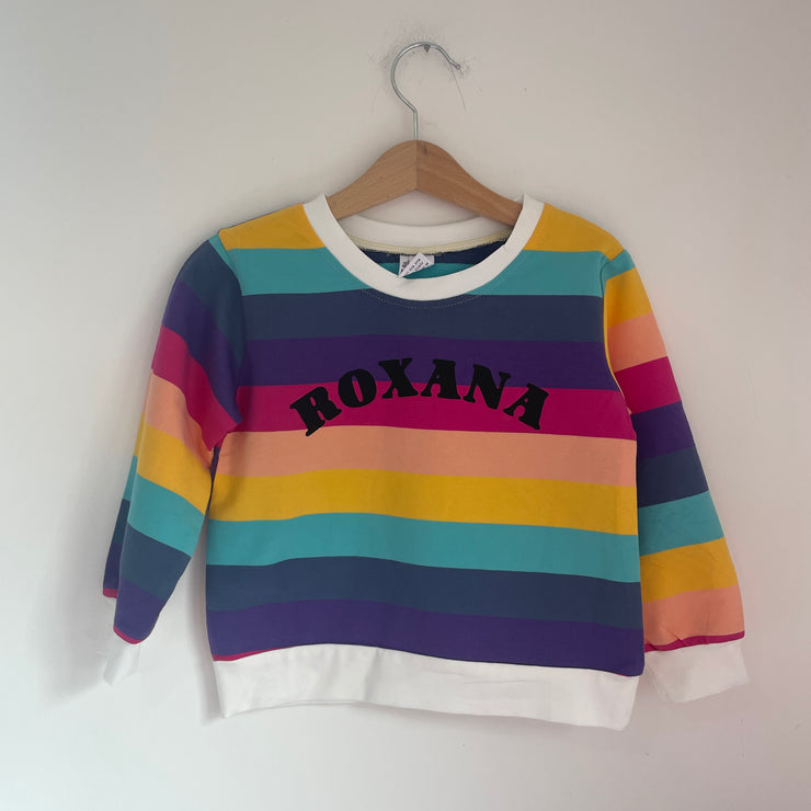 Personalised name kids Rainbow Jumper & Sets Misfits