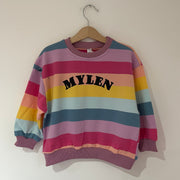 Personalised name kids Rainbow Jumper & Sets Misfits