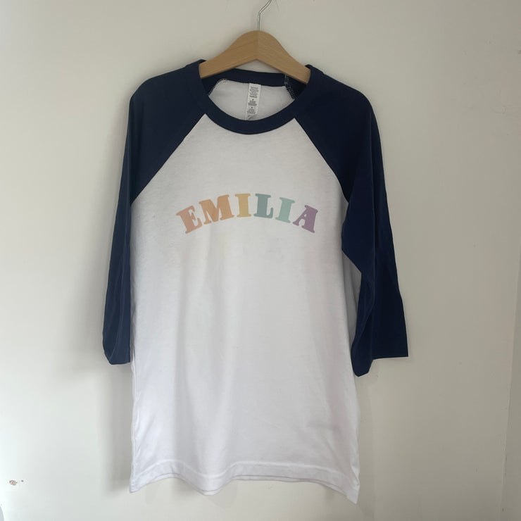 Personalised kids misfits Name T-shirts & raglans