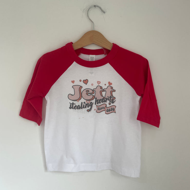 Personalised kids misfits Name T-shirts & raglans