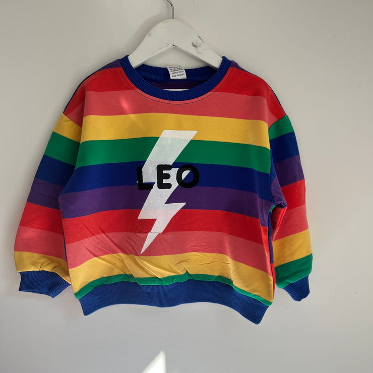 Personalised name kids Rainbow Jumper & Sets Misfits