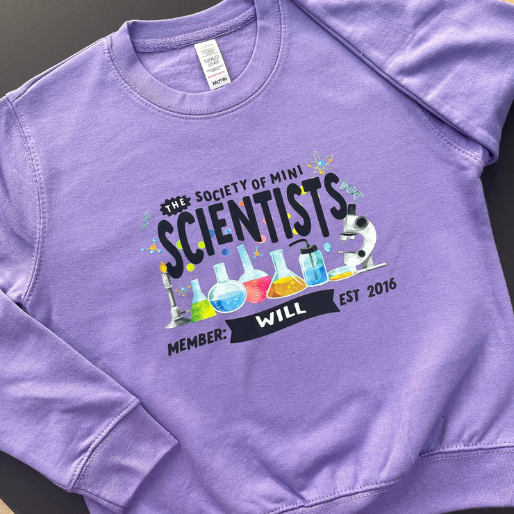 Mini Dreams scientist kids (Personalised) sweater