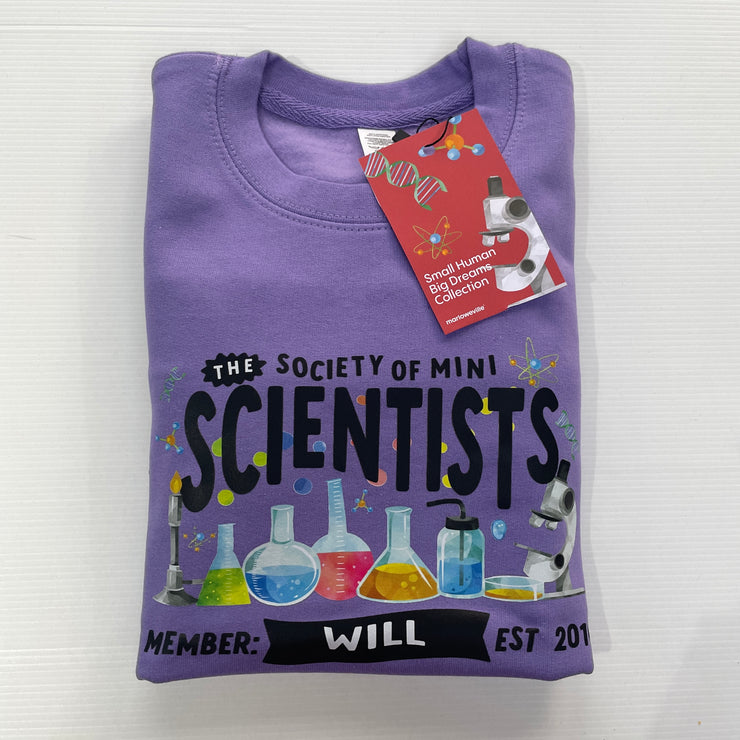 Mini Dreams scientist kids (Personalised) sweater
