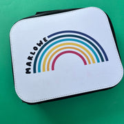 Personalised rainbow lunch box