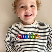 Personalised Classic Striped Slouch kids Sweater