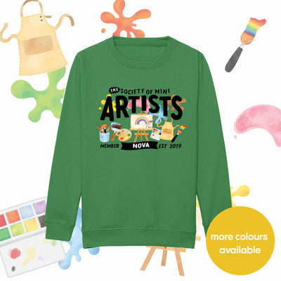 Mini Dreams Artist kids (personalised) sweater