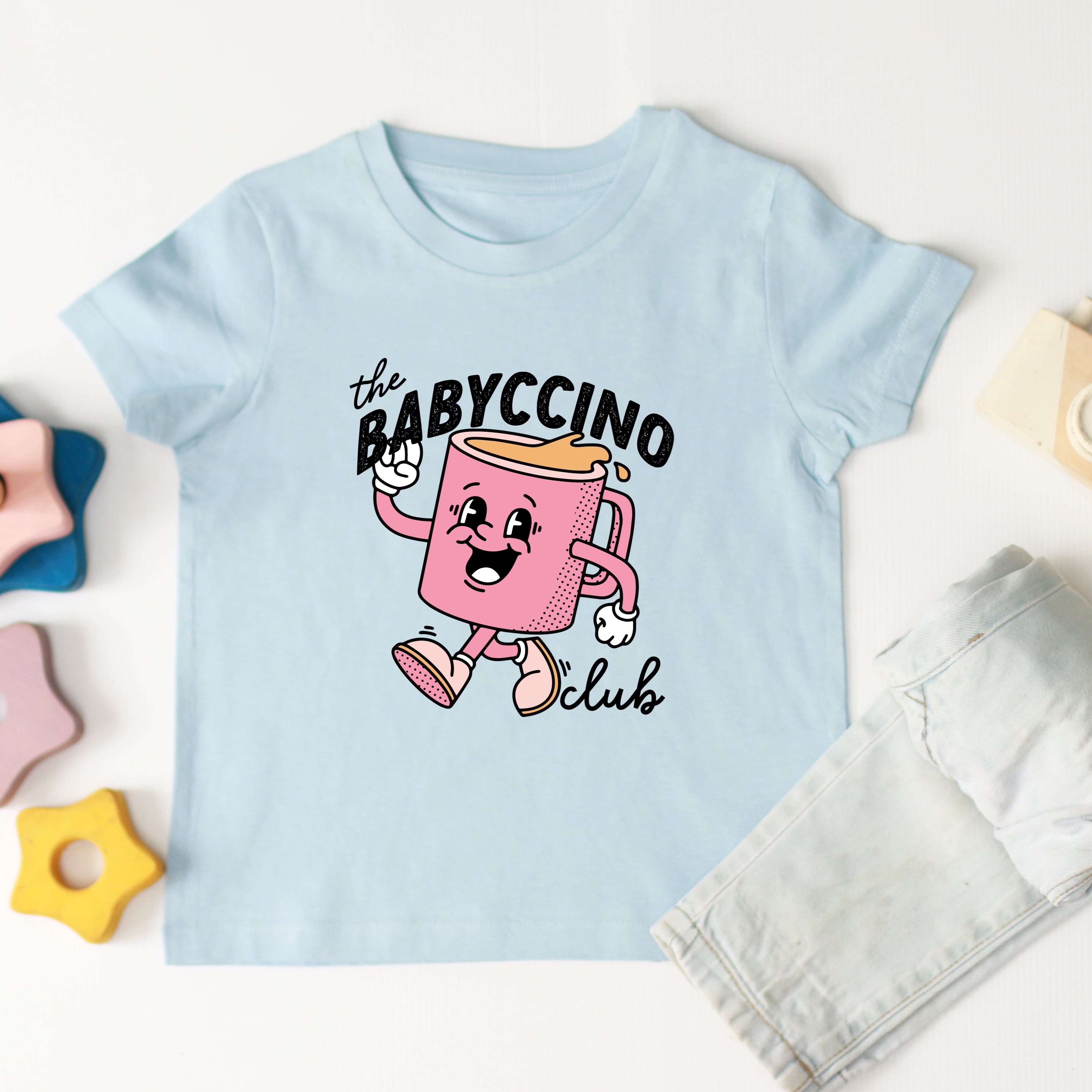 The babyccino/ cappuccino club- organic t-shirt (adults and kids)