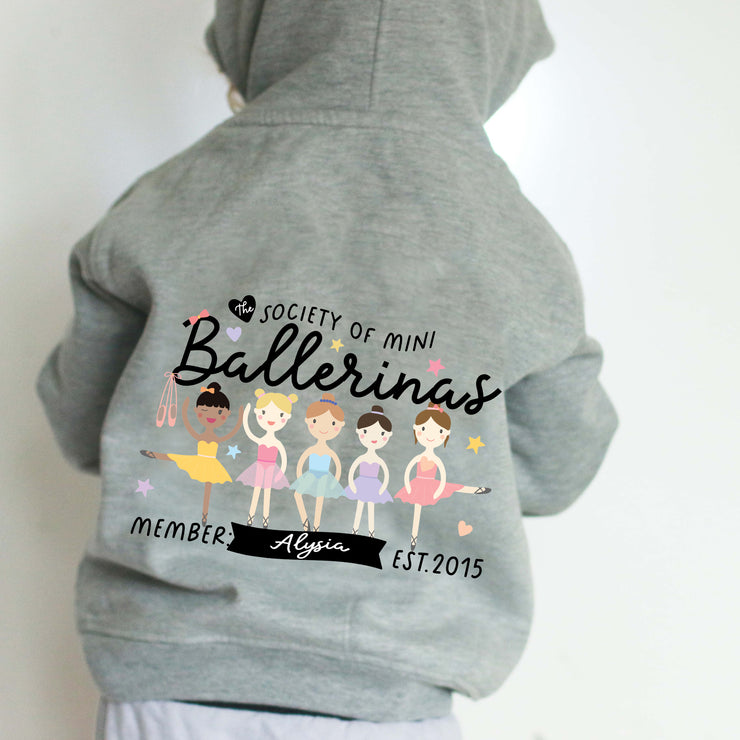 Mini Dreams Ballerina Kids Hoodie