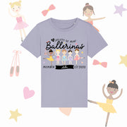 Mini Dreams Ballerina kids (Personalised) organic t-shirt