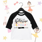 Mini Dreams Ballerina (Personalised) Kids Raglan