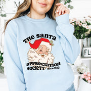 Santa Appreciation society (Personalised year) Christmas Adults Sweater/Sweatshirt