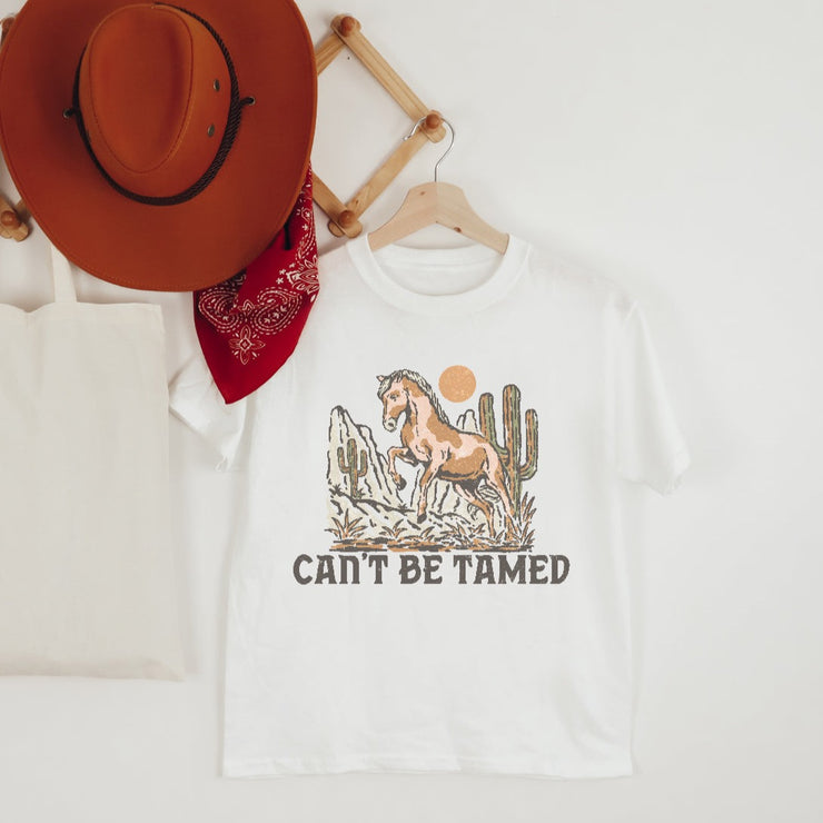 Can't be tamed white t-shirt