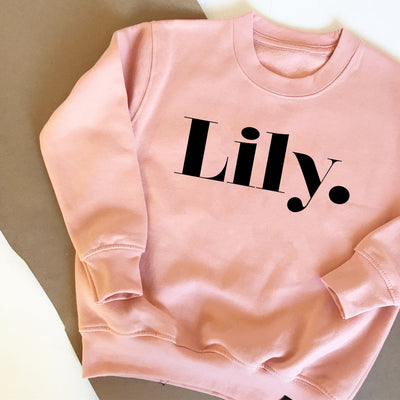 Classic Name (personalised) Kids Sweater