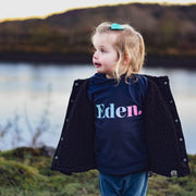 personalised kids name t-shirt