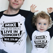 fathers day personalised t-shirt set marloweville uk