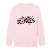 Cutie patootie valentines kids sweater