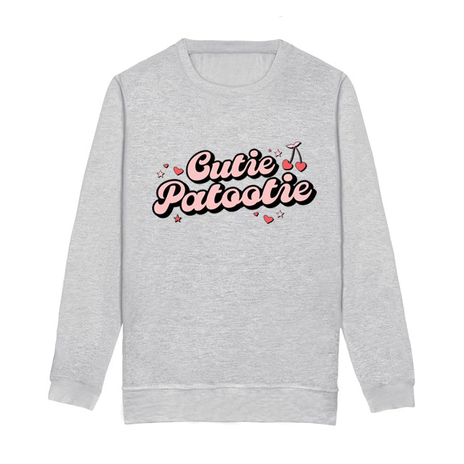 Cutie patootie valentines kids sweater