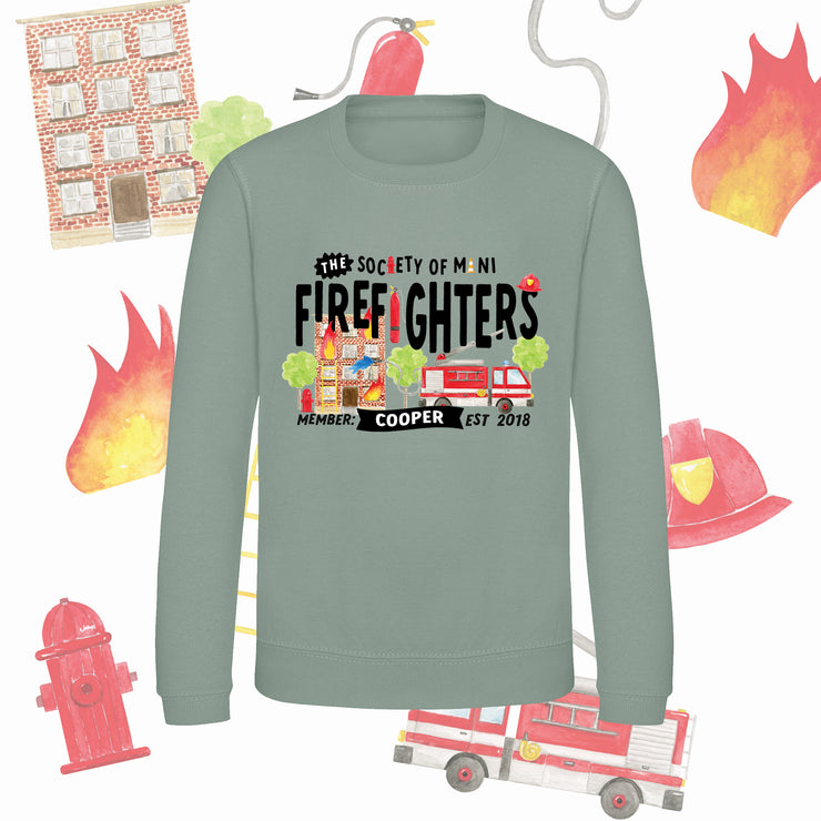 Mini Dreams Firefighter kids (personalised) sweater