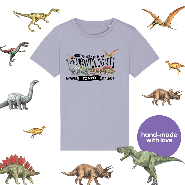 Mini Dreams palaeontologist kids organic t-shirt