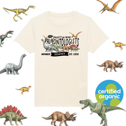 Mini Dreams palaeontologist kids organic t-shirt