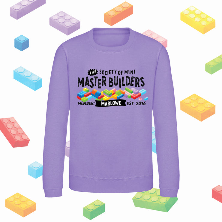 Mini Dreams Master Builder kids (personalised) sweater