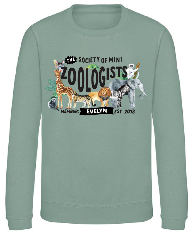 Mini Dreams zoologist kids (personalised) sweater