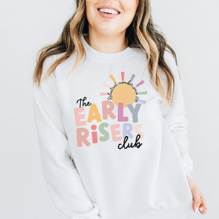 Early Risers Club Adults Sweater/Sweatshirt